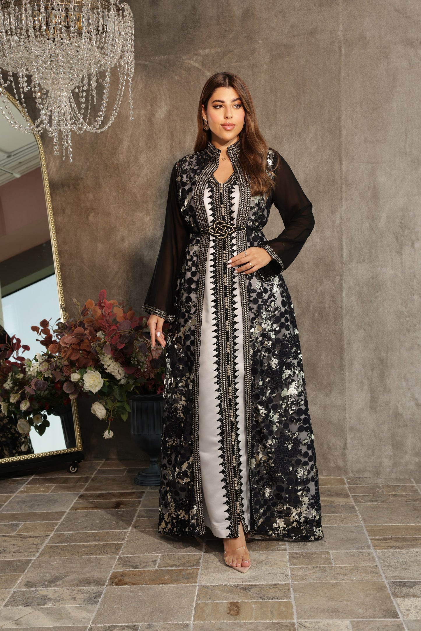 Midnight Bloom - Caftan