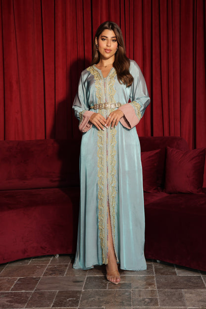Aqua Grace-Caftan