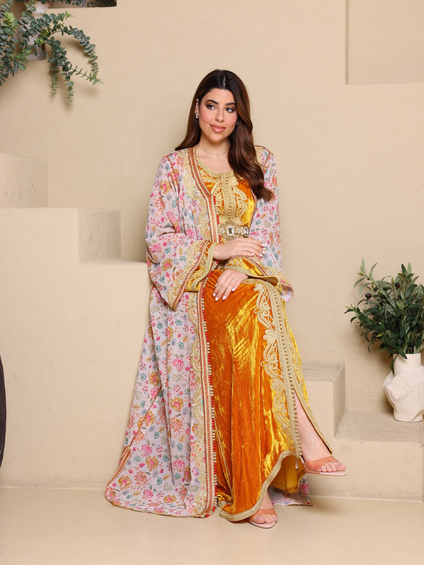 Amber Blossom-Caftan