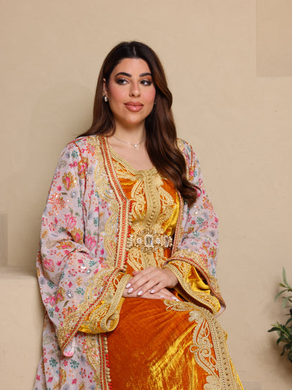 Amber Blossom-Caftan