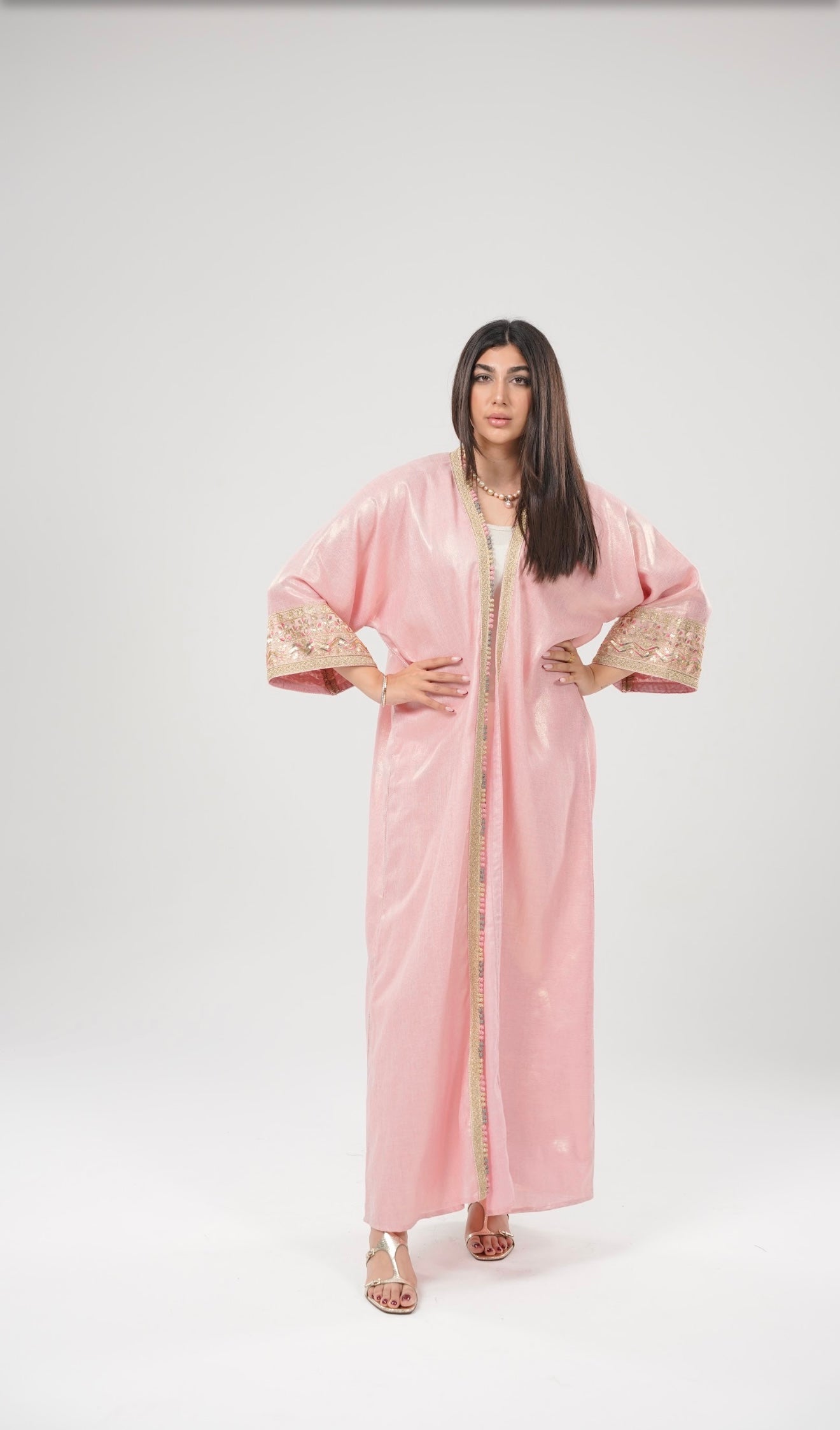 Lulwa Blush-Abaya