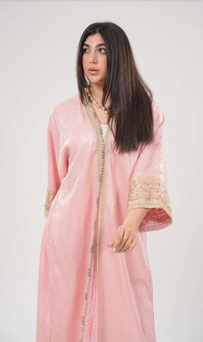 Lulwa Blush-Abaya