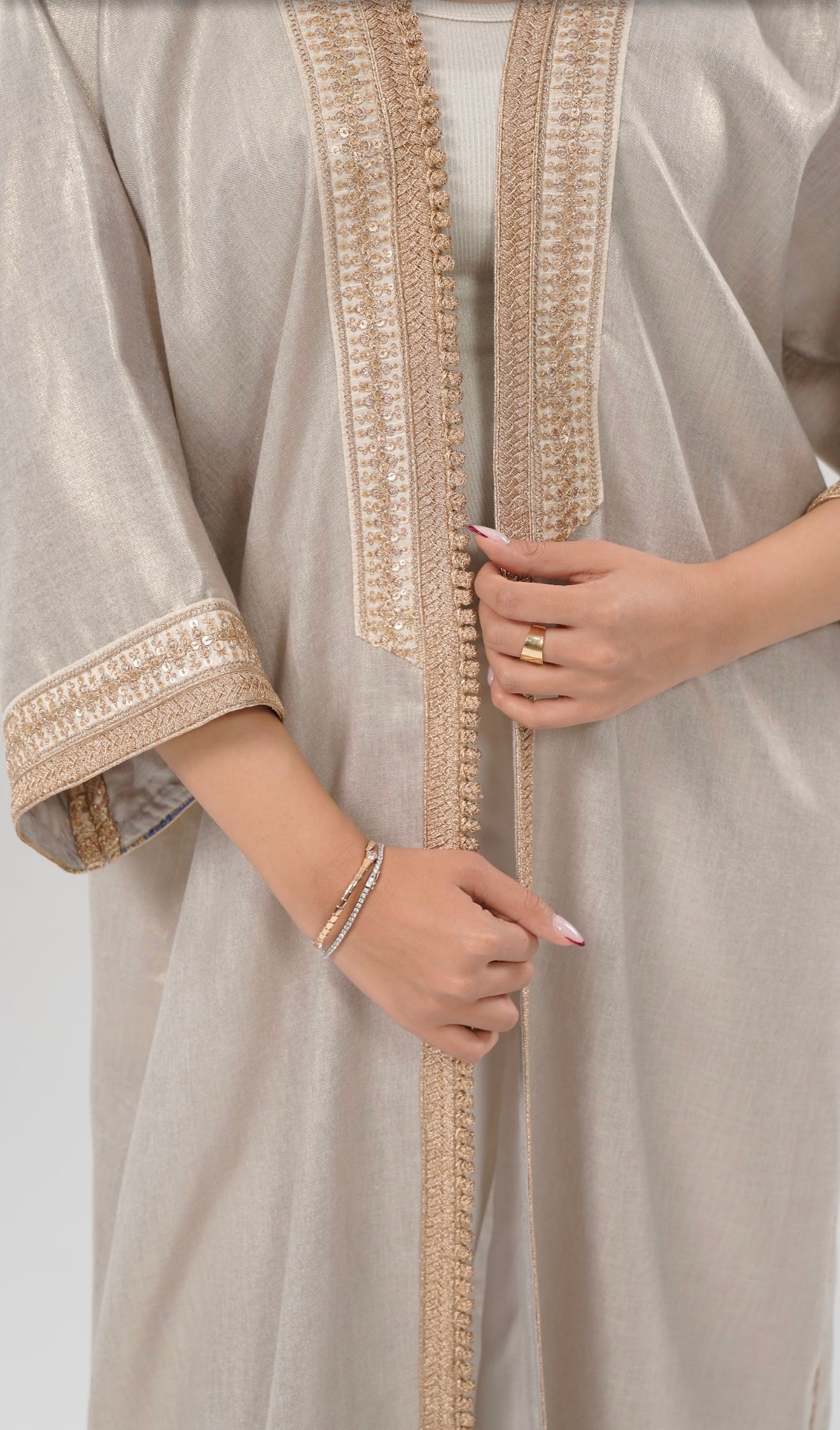 Lulwa Blush-Abaya