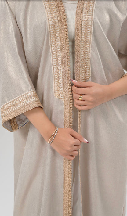 Lulwa Blush-Abaya