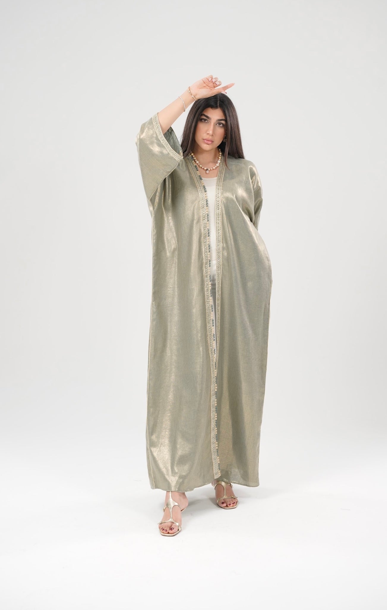 Lulwa Blush-Abaya