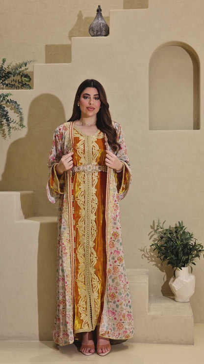 Amber Blossom-Caftan